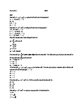 Đề thi thử THPT Quốc gia môn Toán - Đề gốc